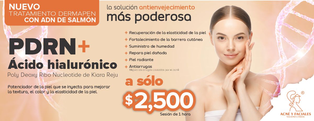 Tratamiento dermopen ADN de salmon